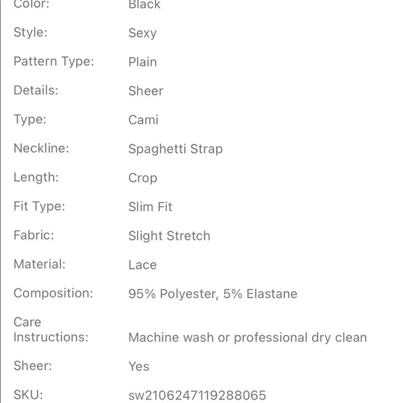 Lace Crop Top - Picture 3 of 5